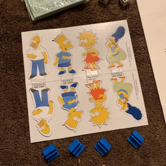 The Simpsons Mystery of Life Game Cardinal Industries no 4300 board game 1990 - Picture 6 of 10